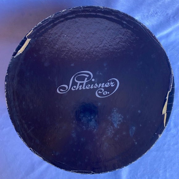 Vintage 1950’s Schleisner Co. Women\'s Fur Pillbox Hat/Original Box Mid Century main image 10